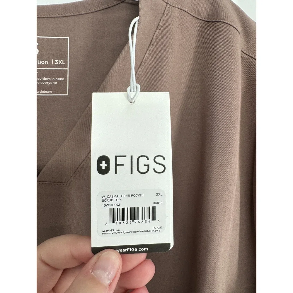 FIGS Scrub Set Womens 3XL Casma 3 Pocket Top Zamora 2.0 Joggers 3XLP 3XL Petite